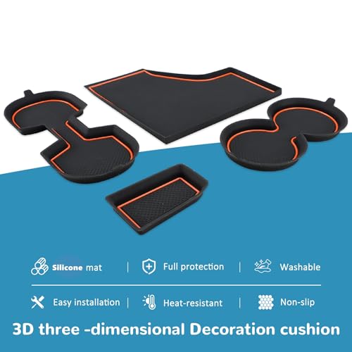 Tapis de console centrale Nissan Sentra caoutchouc insert porte