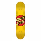Santa Cruz Skateboard Deck Classic Dot Yellow 7.75' x 31.61'
