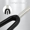 Road Bikes Rigid Fork 700C 1-1/8 Straight Aluminum Alloy Bikes Fork C Brake Bikes Front Fork Quick Release 9 * 100mm