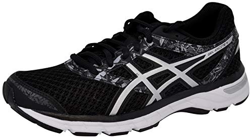 ASICS Women's Gel-Excite 4 Running Shoe, Black/Onyx/Silver, 9.5 M US