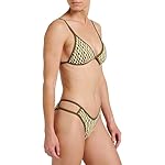 Quiksilver Women's Dylan Cut Out Tile Print Bikini Bottom - Image 3