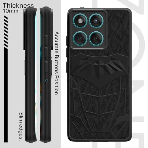 Image of Outlouders Back Cover for Motorola Moto Edge 60 5G / Motorola Moto Edge 60 Fusion 5G | Stylish | Scratchproof | Soft Silicone | Shockproof |Enhanced Camera Lens Protection Bumper Case (Black)
