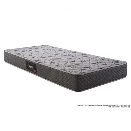 Colchão Solteiro 17cmx88cmx188cm D45 Ult Black Herval Cinza