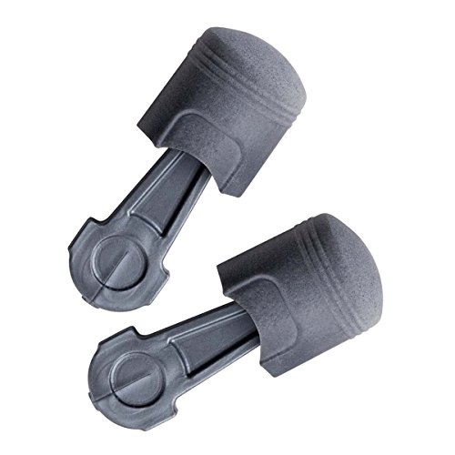 3M E-A-R Pistonz P1400 Silver Universal Polyurethane Foam Uncorded Ear Plugs - 29 dB NRR - 70071561487 [PRICE is per PAIR]