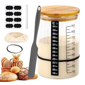 Generisch Sauerteigglas Fermenter Starter Kit