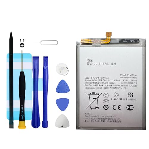 Vvuilsty EB-BA336ABY Replacement Battery for Galaxy A53 5G,Rechargeable 0 Cycle Battery Compatible with Samsung Galaxy A53 5G SM-A536U SM-A536V SM-A5360 with Repair Tool Kits