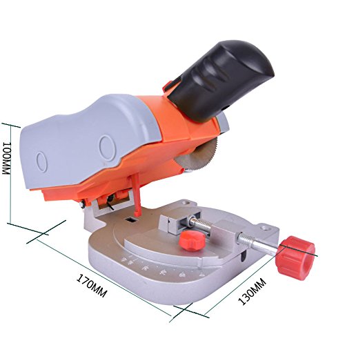 Topchances 110V Cutting Machine Bench Mini Cut-Off Miter Saw Steel Blade 7800Rpm 3/8" For Diy Working #TOP4