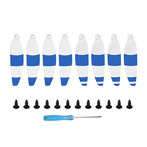 Szwaldaper 8 PCS 4726 �v���y���ADJI�AMavic�AMINI�A�h���[���p 4726F �J���t���v���y�� �N�C�b�N�Z�b�g�A�b�v ��m�C�Y�u���[�h ���O���c�[���A�N�Z�T���[�t�� �h���[���u���[�h�v���y��(Blue stripe)