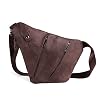 FANDARE Nieuwe borstzak segmenteerde schoudertas heren sling bag leer crossover rugzak schoudertas sporttas voor…