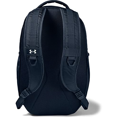 image for Under Armour Unisex-Adult Hustle 5.0 Backpack , Academy Blue (408)/Sil