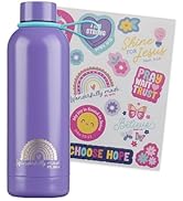 Christian Art Gifts Laser Engraved Girls Decorate Your Own Stainless Steel Water Bottle: Wonderfu...