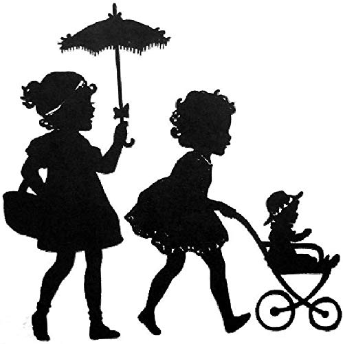 Art de jardin féérique : piquets silhouettes Salina et Arturo pour décoration de pelouse