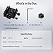 Sirui SSD Mount Bracket, SSD Holder with Cold Shoe and USB-C Cable Clamp for Samsung T7 T5, for SanDisk, Compatible with Camera Cage for BMPCC 4K 6K, for Z Cam E2, for Sigma fp, AM-ST9