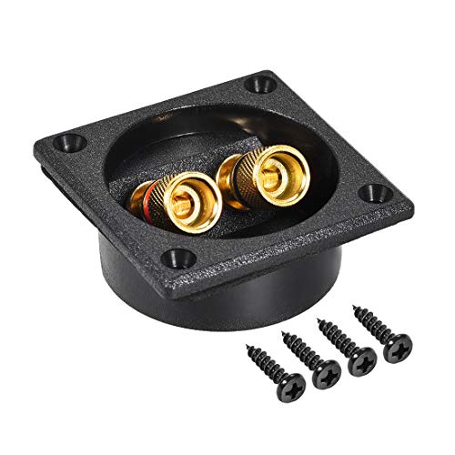 Terminal de caja de altavoz 2 vías uxcell spade macho miniatura 1