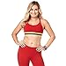 Zumba Active Workout Cross Back Sports Bra High Impact Compression Bra for Women
