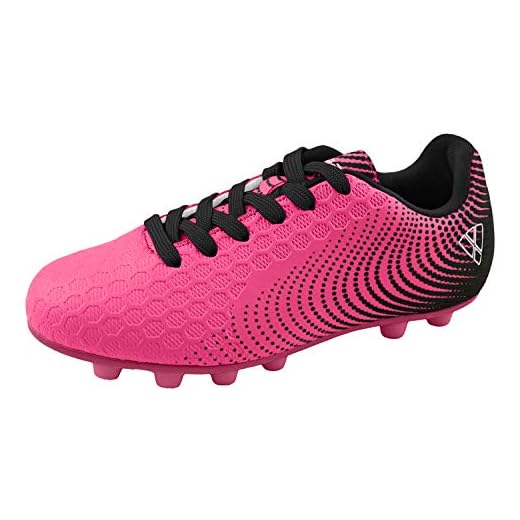 Vizari unisex-kid's Stealth FG Pink/Black size 9 Soccer Shoe, 9 M US Little Kid