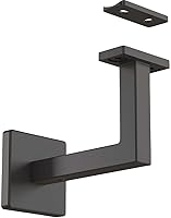 Vista 8 de National Hardware N830-524 - Soporte para pasamanos de caña, 1 unidad (paquete de 1), negro mate