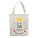 ASODWST Borsa Tela-Borsa per La Spesa Donna-Sei la Zia Migliore del Mondo-Borsa di Lino 38x33cm-Idea Regalo per Zia/Mamma/Madrina/Nonna (Zia)