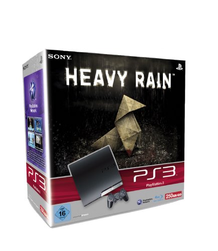 PlayStation 3   Konsole Slim 250 GB inkl. Dual Shock 3 Wireless Controller + Heavy Rain [Importación alemana]