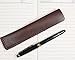 Handmade Genuine Leather Single Pen Case Fountain Pen Sleeve Holder Pouch Cover Vintage (Coffee)