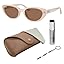 Polished Opal Beige Frame | Dark Brown Lens