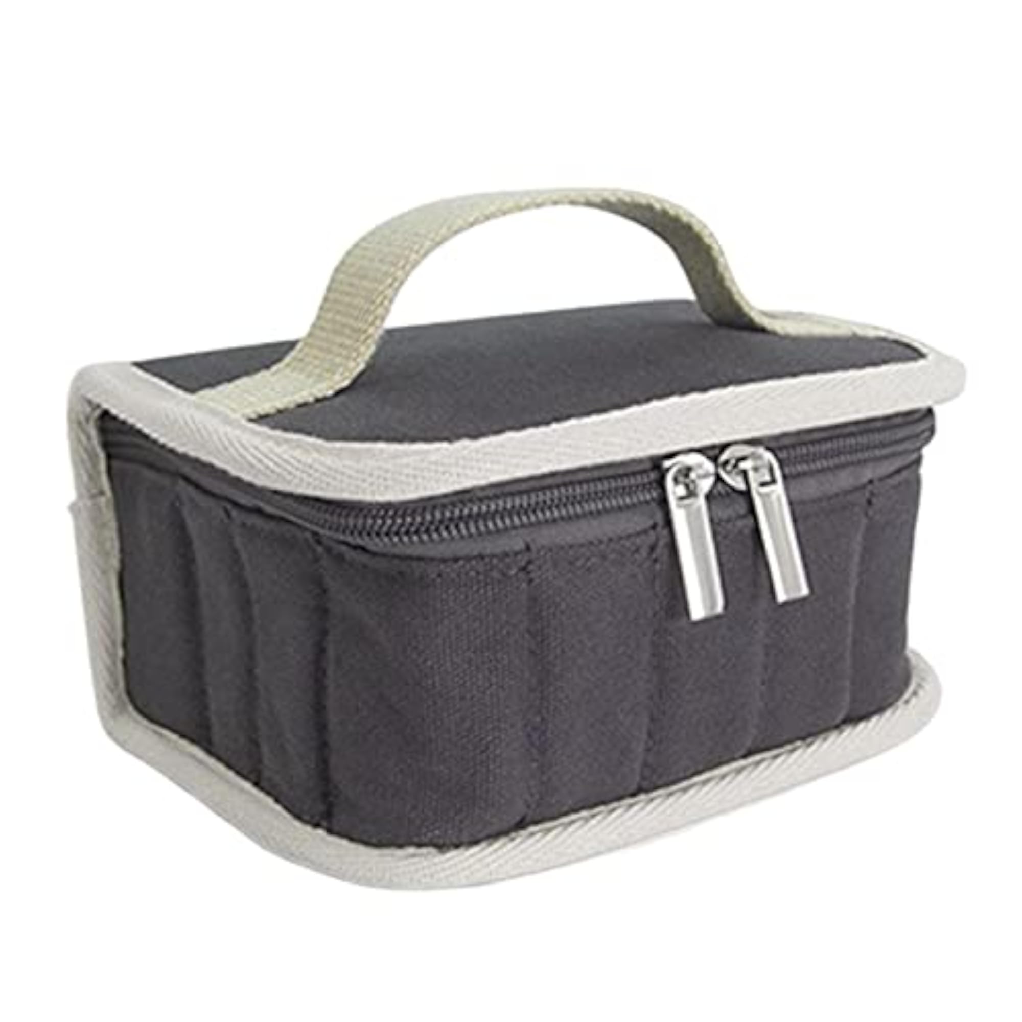 Portable Nail Polish Organizer Multifunctional Zipper Closure for Cosmetics