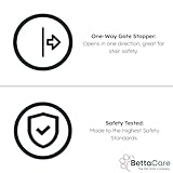 Bettacare Auto Close Pet Gate, 154.5cm - 161.2cm, Matt Black, Pressure Fit Stair Gate for Dog & Puppy, Safety Barrier for Doors Hallways and Spaces, Easy Installation - Image 5