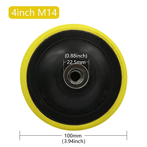 Image of ATORSE Sanding Disc Backing Pad Polisher Sander Backing Pad for Drill Lightweight 4Inch 100Mm M14|Home & Garden