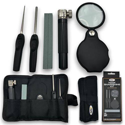 NGT - Kit de afilar anzuelos para pesca en carpas