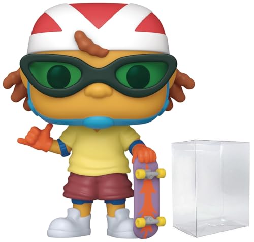 POP TV: Nick Rewind - Rocket Power, Otto Rocket Funko Figura de vinilo (incluido con caja protectora compatible), multicolor, 3.75 pulgadas