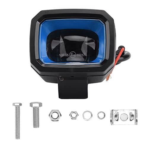 YUMILI Forklift Güvenlik Işığı, Uyarı Lambası LED 6000K Yüksek Parlaklıkta Alüminyum Alaşımlı DC 12V Offroad/Kamyon/Traktör/Çatal Kamyon için (Mavi)