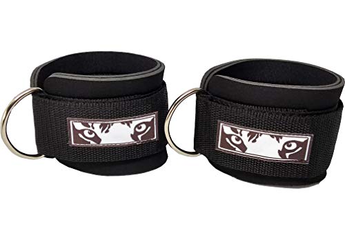 Tornozeleira Puxador Para Cross over Glúteo e Pernas com proteção em Neoprene 6.0 Ajustável - Par Co