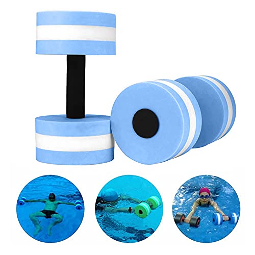 Water Weights for Pool Exercise - Water Arobic Exercise Gear, Aquatic Exercise Dumbbells, High Density Foam Equipment for Water Sports, Water Aerobics, Aqua Therapy, Pool Fitness, Water Exercise