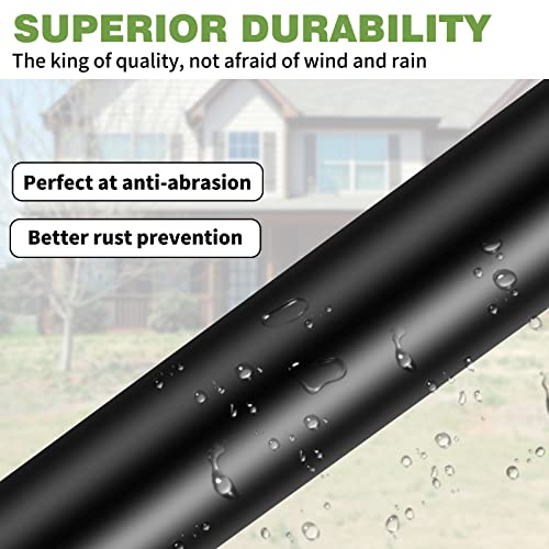 SEGNAYEN Shepherds Hooks for Garden Lights, 81cm Shepherds Crook Garden Hooks Adjustable for Hanging Lantern, Plant Baskets, Set of 2