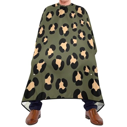 Capa de barbero impermeable ajustable para hombres miniatura 1