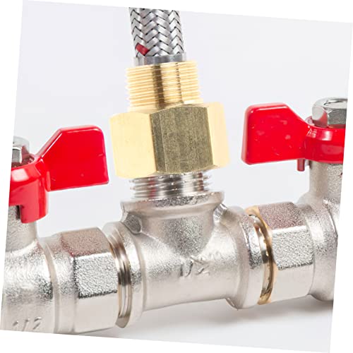 Garneck /8 Auf 9/16 Adapter - 2 Stück Reduzierkupplung - Innen 3/8 Auf Außen 9/16 Kompatibel Mit Schlauch Und Wasserhahn Langlebige Gasarmaturen Für Sichere