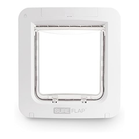 SureFlap Microchip Pet Door Connect without Hub - App Controlled, White (4 x C batteries required) Cover