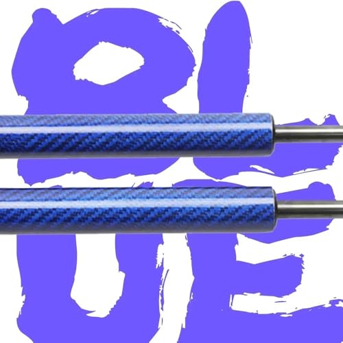 トランクダンパー に適合する スカイライン に適合する R33 2ドアクーペ 1993-1998 スポイラー トランクブーツ ガスストラット スプリング ダンパー テールゲート リフトサポート付き ョックアブソーバー(Blue Carbon Fiber)