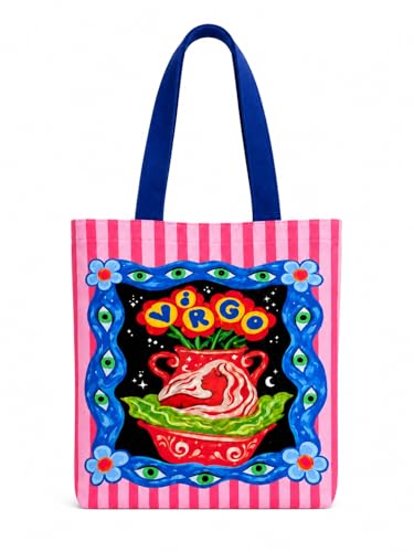 THE SACK CO. Large Canvas Tote Bag for Women, Tote Handbags for Women with Zipper & Inner Pocket for College, Shopping, Office