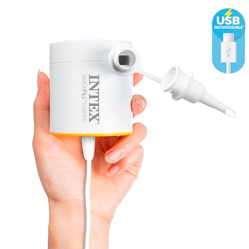 Intex Quickfill USB150 Air Pump, Size: 8cm x 7cm x 7cm (66616)