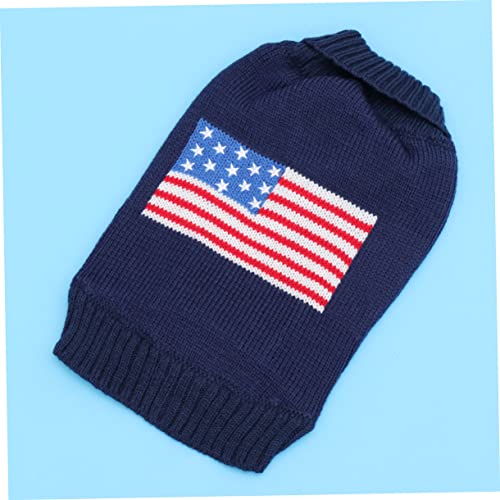 Suéter para perro con bandera americana, talla S miniatura 2