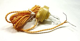 Philmore Crystal Radio Earphone to Stripped and Tinned Bare Wire, 7-Ft Cord, High Impedance 748