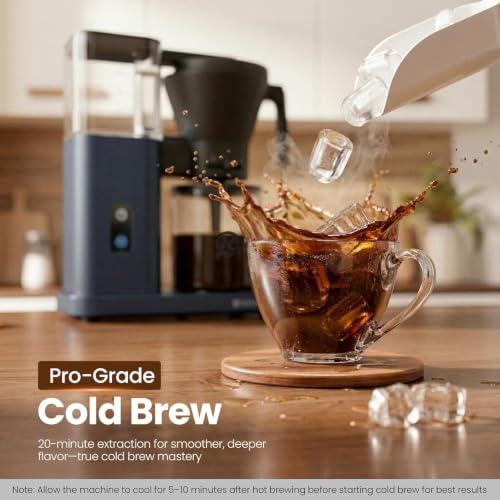 Image of Kismile SCA-Certified 8-Cup Drip Coffee Maker with Pour-Over Control