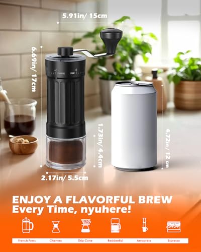 Rsoilch Manual Ceramic Burr Grinder