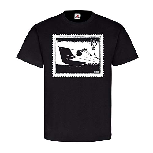 T-shirt bateau S26 S100 Torpedo noir ample taille XXL contre la chaleur en mer
