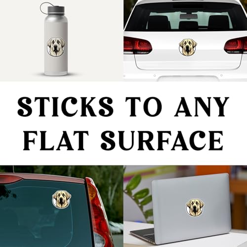 Image of Anatolian Shepherd Dog Sticker Cartoon Anatolian Shepherd Vinyl Decal Waterproof Livestock Guardian Dog Sticker for Car Laptop Water Bottle Window Pet Lover Gift