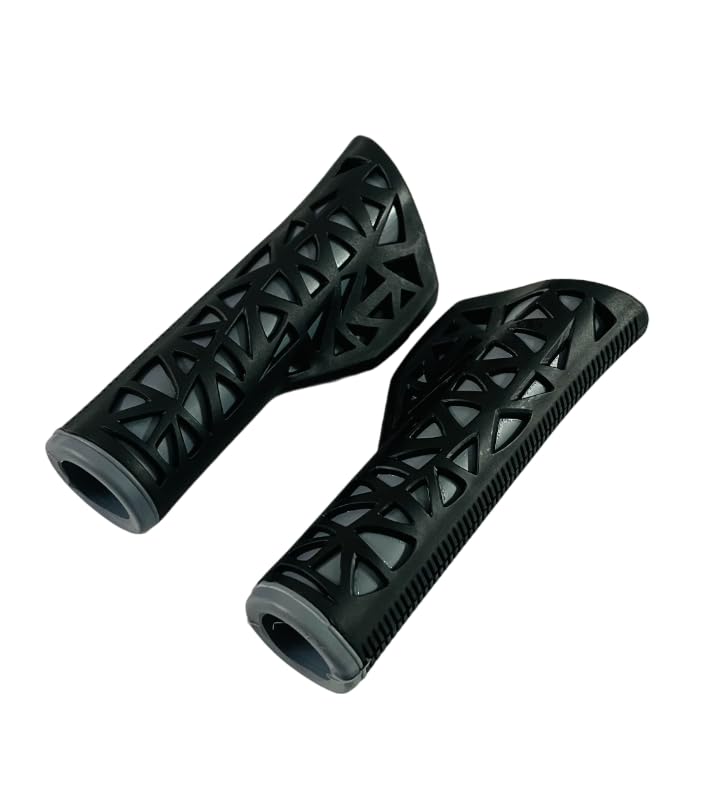 Shrenik Cycle Handle Grip 24-29 Inch Bicycle Hand Grip 125mm Length Soft Rubber Non Toxic Anti-Slip MTB/City Dual Colored (Black-Grey) (B0CV5K5WHR) Amazon Price History, Amazon Price Tracker