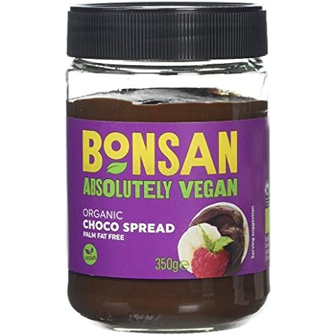 Bonsan Organic Vegan Plain Choco Spread, 350g (Pack of 6) Cover