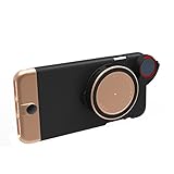 Ztylus iPhone 6 Plus Rose Gold Limited Edition Kit + Lens Camera Kit- Fisheye, Macro, Wide Angle, CPL Lens. Hand Polished Metal w/Premium Textured Leather Finish