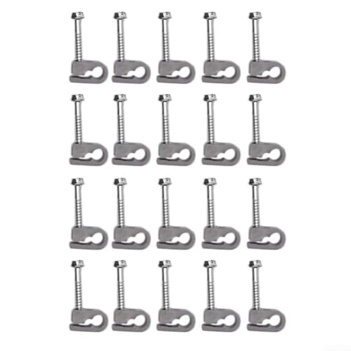Kit organizador de cables Starlink de 20 piezas con tornillos y abrazaderas de montaje para mantener el cableado limpio y fijo en su lugar